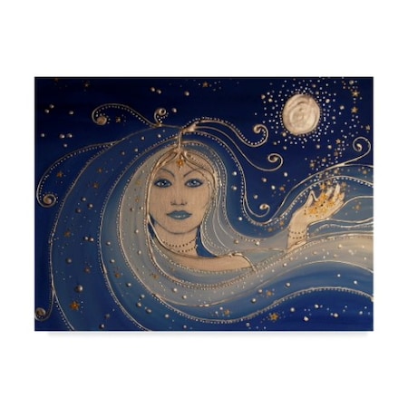 Angie Livingstone 'Goddess Of Night' Canvas Art,18x24
